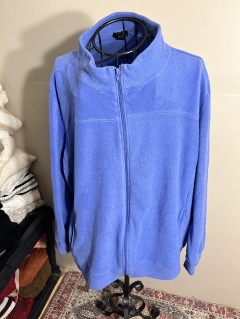 fleece size 2x 2 x womens   sweatshirt shirt coat jacket outdoor wear xxl